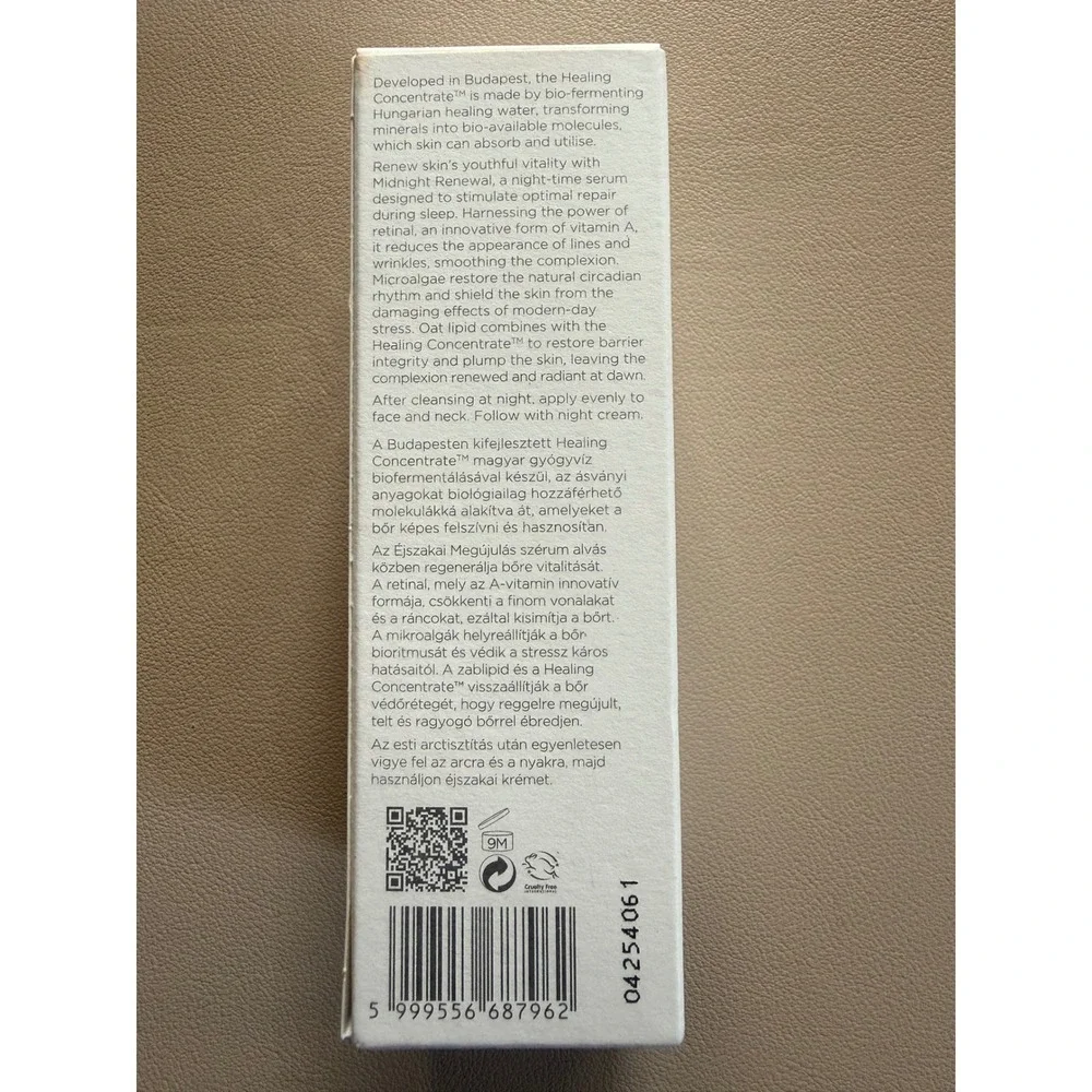 Omorovicza Budapest Midnight Renewal Retinal Night Serum 30ml 1 fl oz NEW